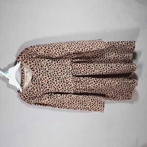 Gymboree Girls Leopard Print Dress Size S(5-6)